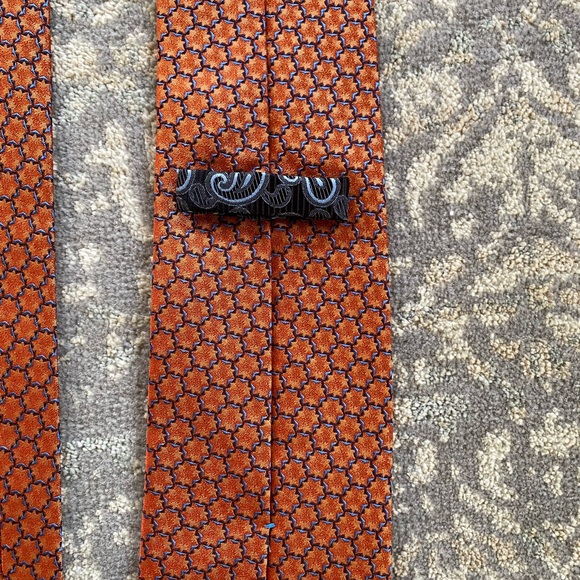 NWOT Gianfranco Valentino Handmade Silk Tie - Picture 3 of 5